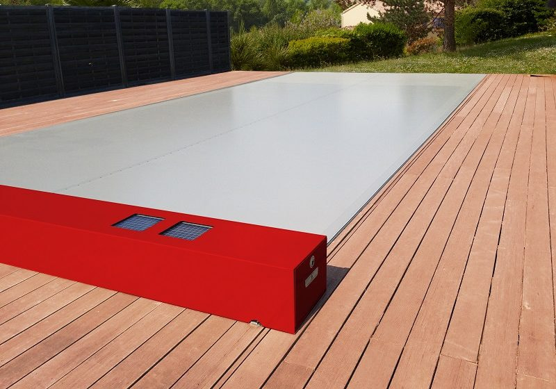 ZwembadPlus Coverseal rood m hout a 4 seizoenen afdekking