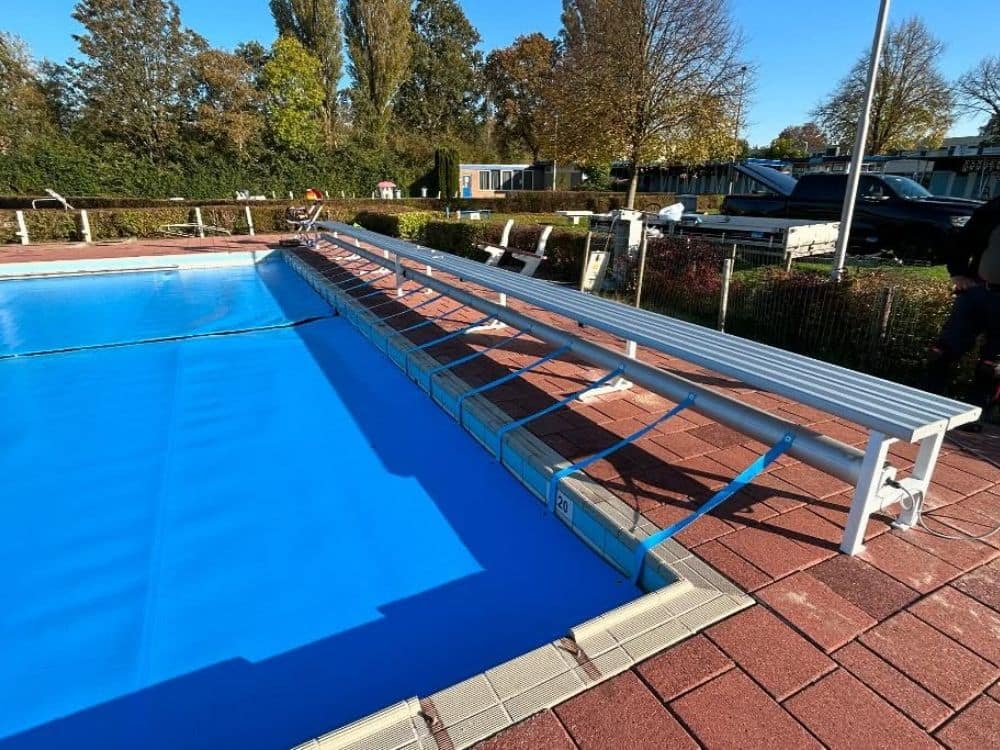 Installatie Blue Poolcovers