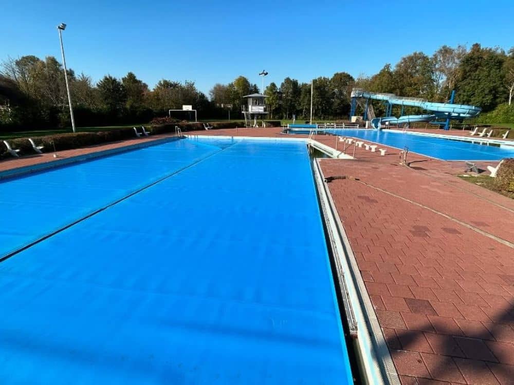 Installatie Blue Poolcovers